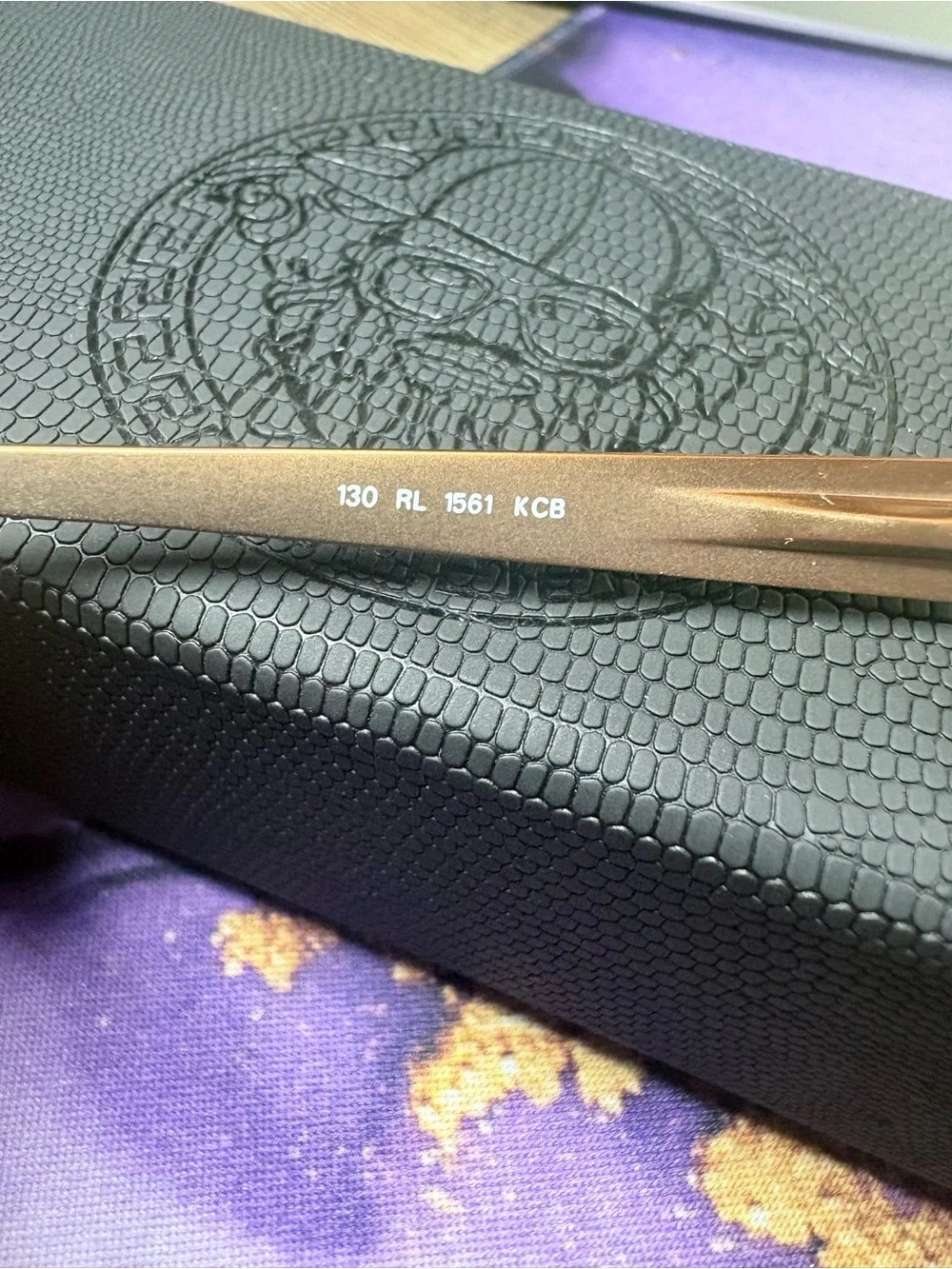Vintage Ralph Lauren Titanium Eyeglasses in Metallic Bronze